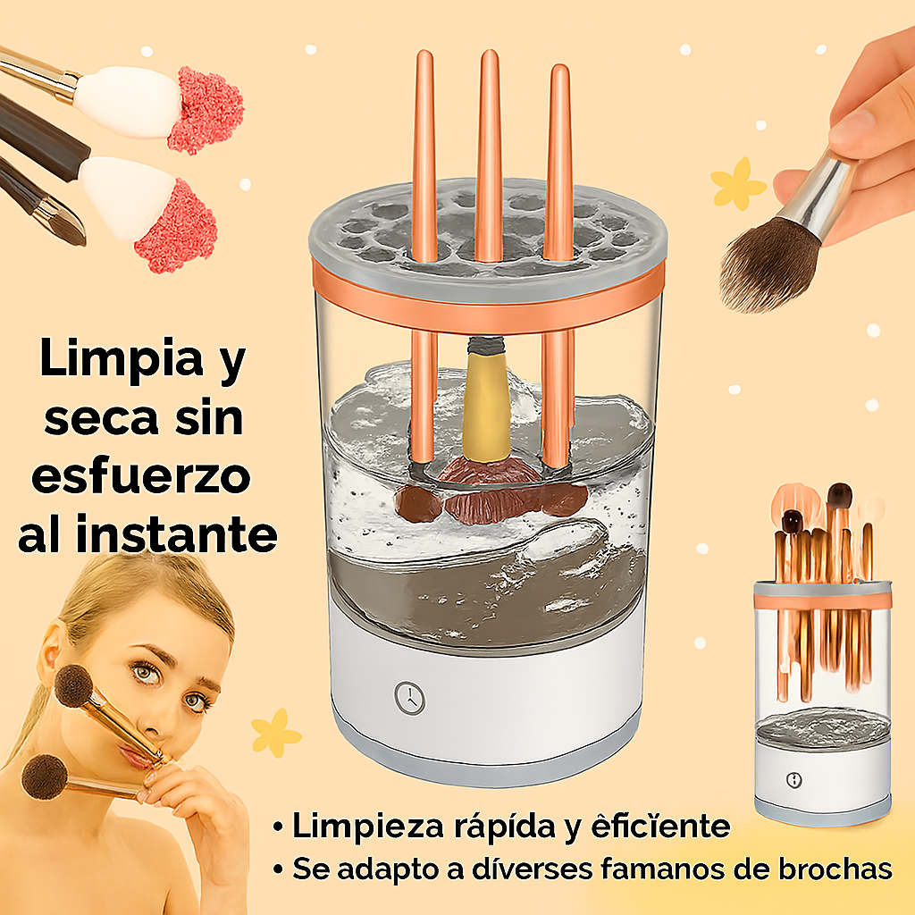 Limpiador Eléctrico de Brochas de Maquillaje ®