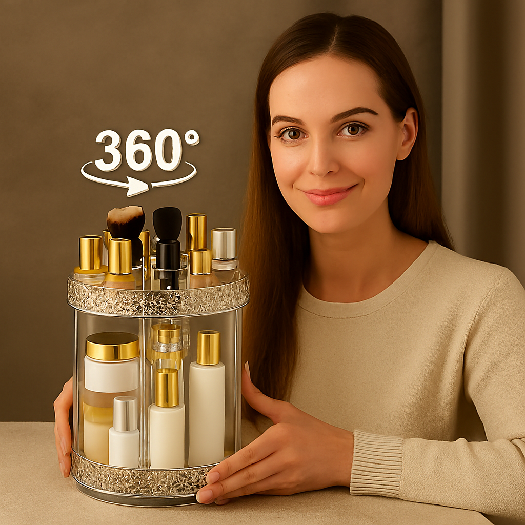 Organizador Acrílico Giratorio 360° de Diamante®