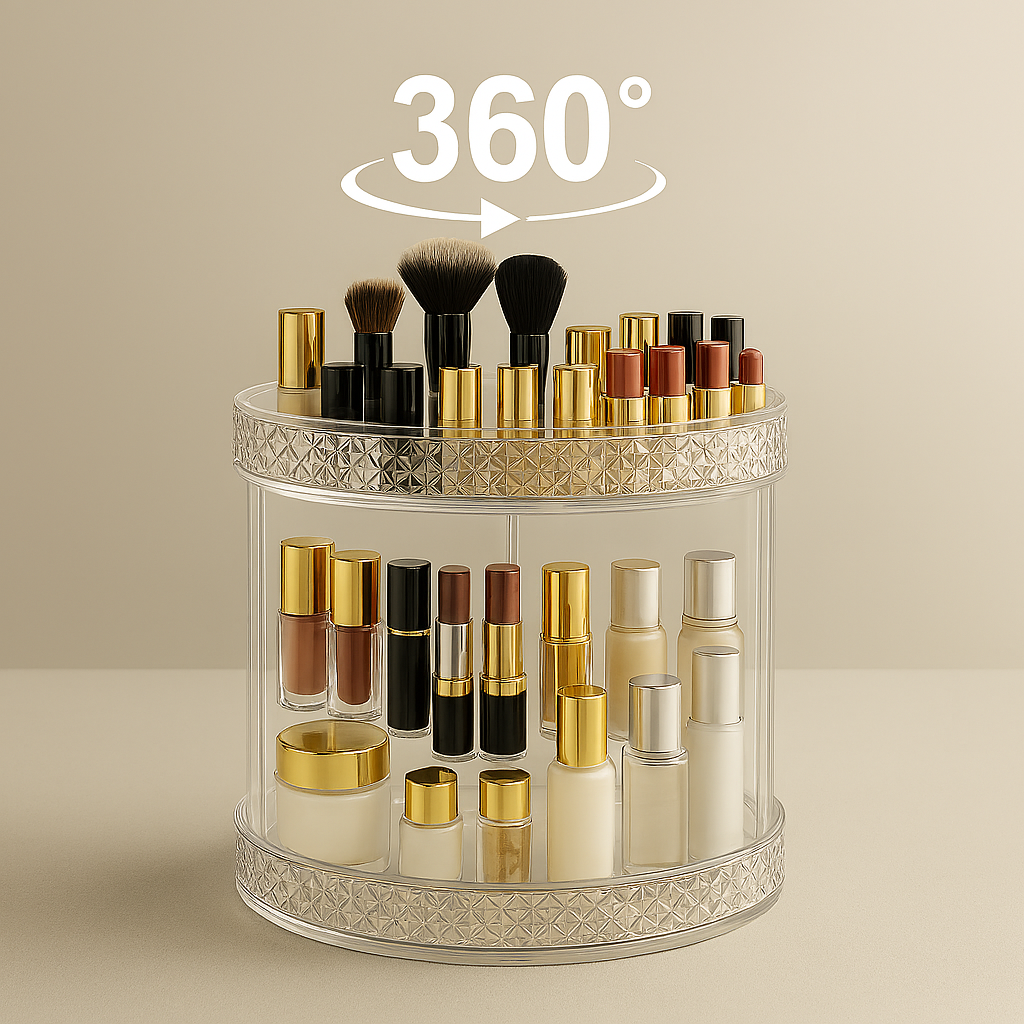 Organizador Acrílico Giratorio 360° de Diamante®