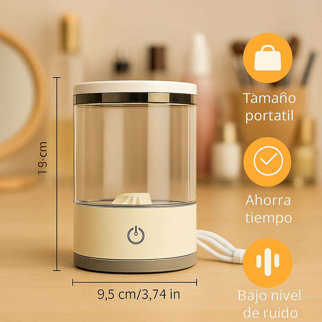 Limpiador Eléctrico de Brochas de Maquillaje ®