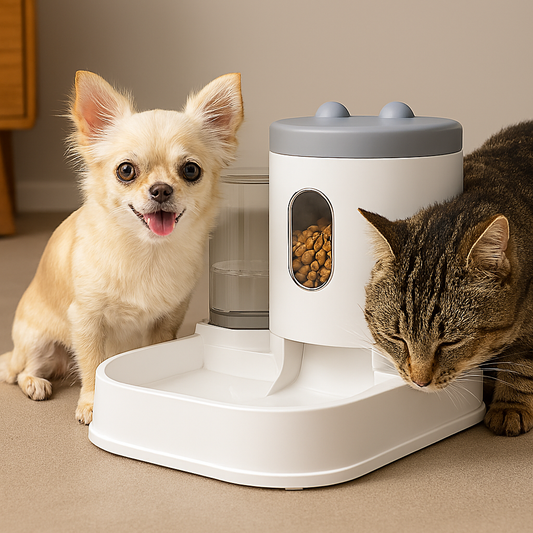 Comedero y Bebedero Automático 2 en 1 para Mascotas®