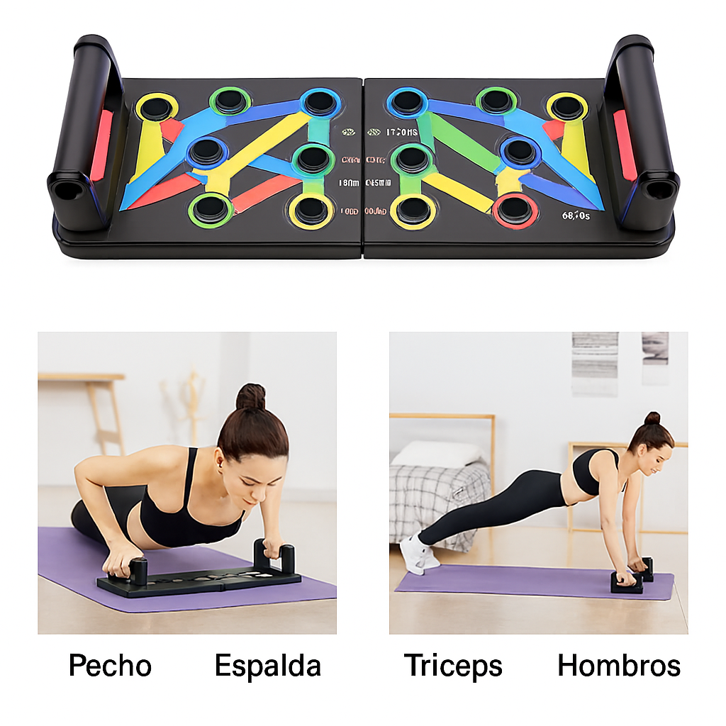 Tablero Plegable Para Flexiones Con Guía Visual®