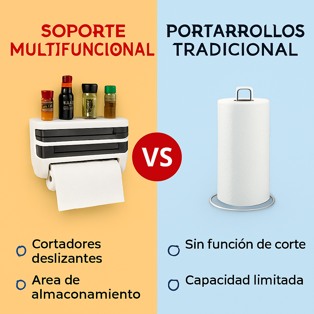 Dispensador de Papel de Cocina Montado en Pared®