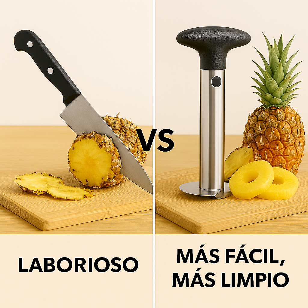 Pelador De Piña Inoxidable – Rodajas Perfectas Sin Esfuerzo®