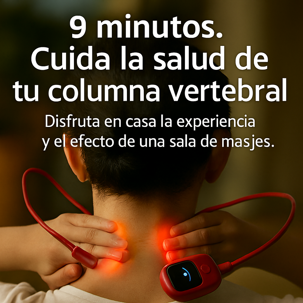 Masajeador de Cuello Portátil TENS + EMS®