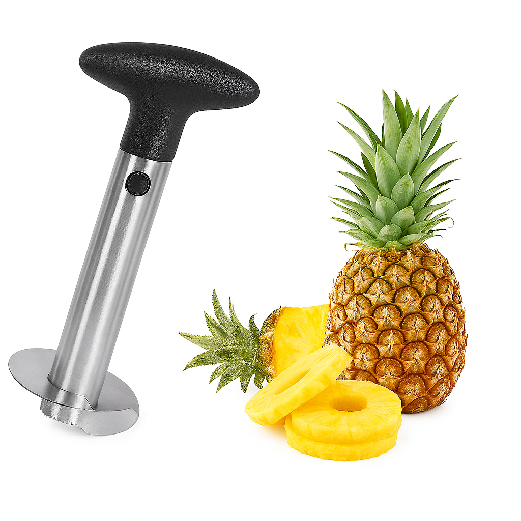Pelador De Piña Inoxidable – Rodajas Perfectas Sin Esfuerzo®