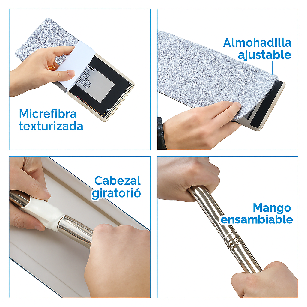 Trapero Reutilizable con Cubo Dual®