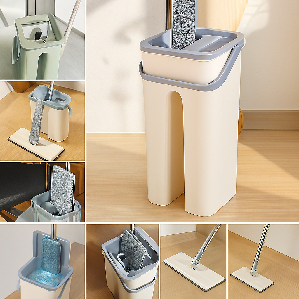Trapero Reutilizable con Cubo Dual®