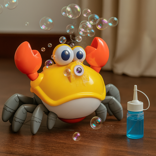 Cangrejo Burbujero – Máquina Automática de Burbujas con Luces y Música®